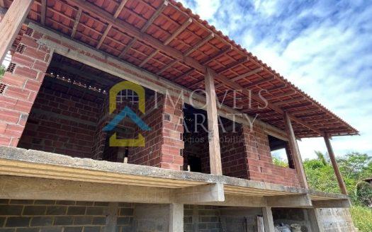 CVP 1805 – Casa em Fase de Acabamento Com Linda Vista para o Mar no Mamanguá